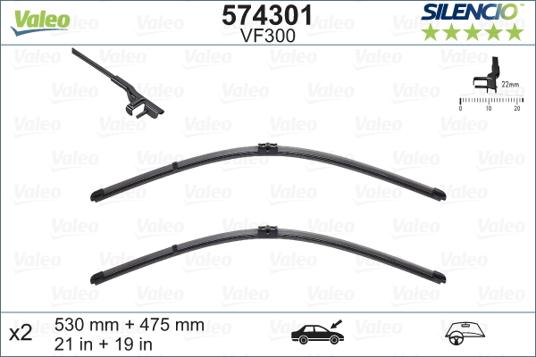 VALEO 574301 SILENCIO FLAT...