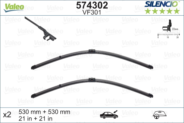 VALEO 574302 SILENCIO FLAT...