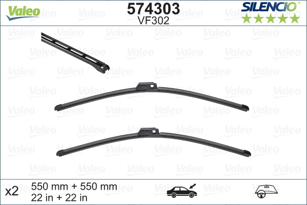 VALEO 574303 SILENCIO FLAT...