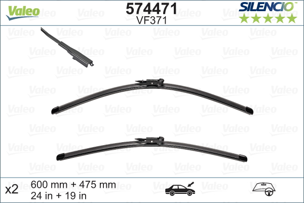 VALEO 574471 Spazzola tergi