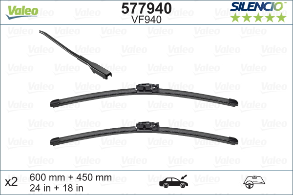 VALEO 577940 SILENCIO FLAT...