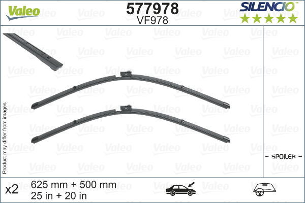 VALEO 577978 Spazzola tergi