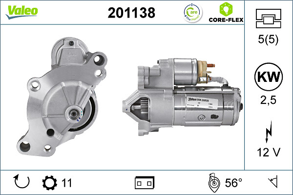 VALEO 201138 Startér