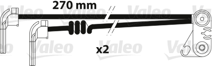 VALEO 882302 Indicatore d'usura, Pastiglia freno-Indicatore d'usura, Pastiglia freno-Ricambi Euro