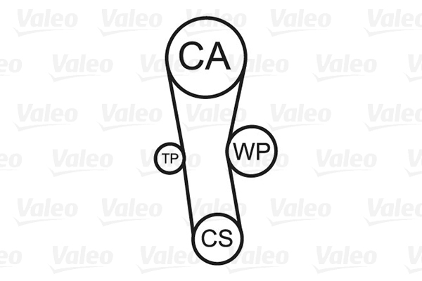 VALEO 614509 Pompa acqua + Kit cinghie dentate