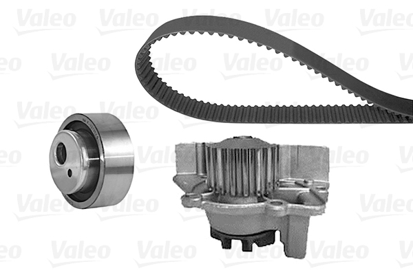 VALEO 614612 Pompa acqua + Kit cinghie dentate-Pompa acqua + Kit cinghie dentate-Ricambi Euro