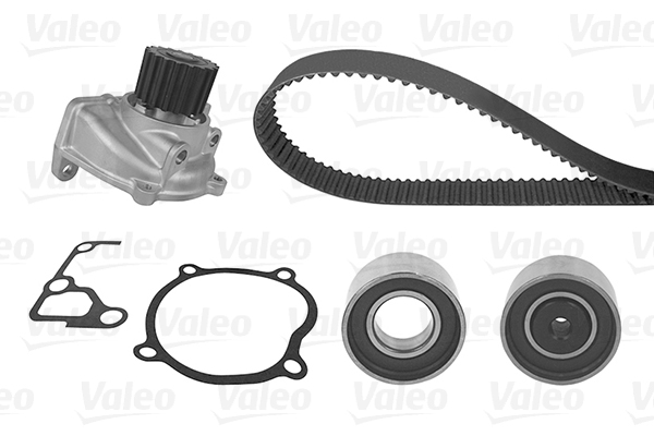 VALEO 614665 Pompa acqua + Kit cinghie dentate-Pompa acqua + Kit cinghie dentate-Ricambi Euro