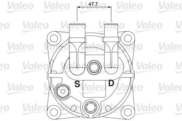 VALEO 700852 Compressore, Climatizzatore