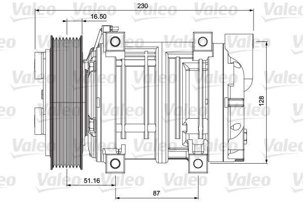 VALEO 700867 Compressore, Climatizzatore-Compressore, Climatizzatore-Ricambi Euro