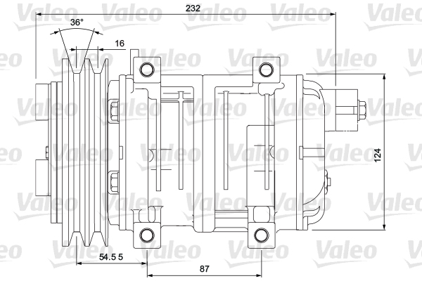 VALEO 700869 Compressore, Climatizzatore-Compressore, Climatizzatore-Ricambi Euro