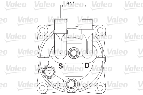 VALEO 716655 Compressore, Climatizzatore
