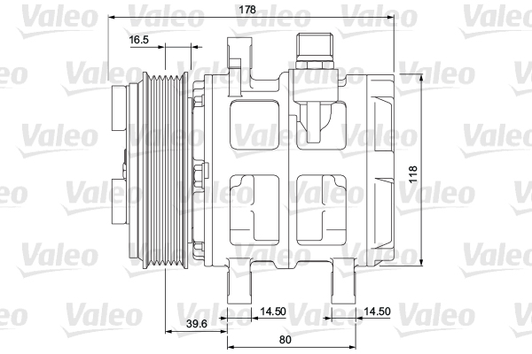 VALEO 815899 Compressore, Climatizzatore-Compressore, Climatizzatore-Ricambi Euro