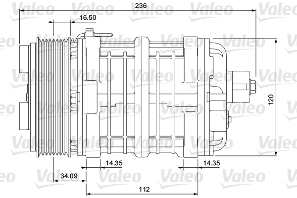 VALEO 815910 Compressore, Climatizzatore