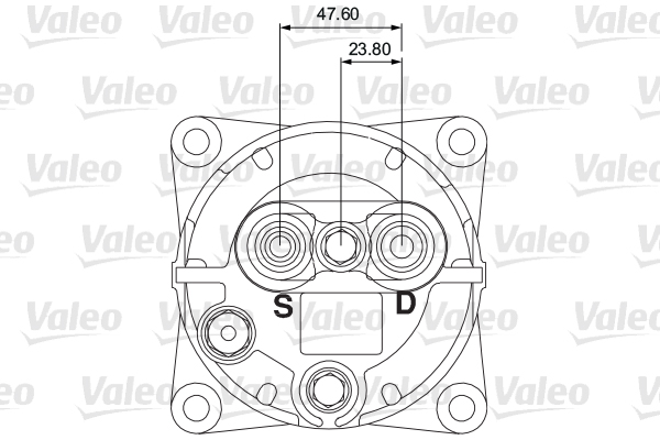 VALEO 815911 Compressore, Climatizzatore