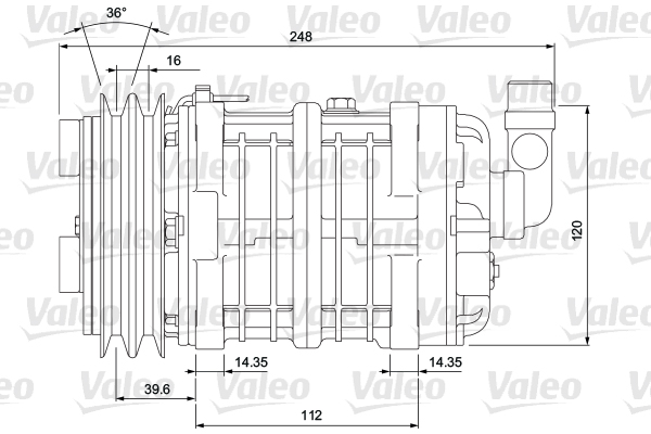 VALEO 815979 Compressore, Climatizzatore-Compressore, Climatizzatore-Ricambi Euro