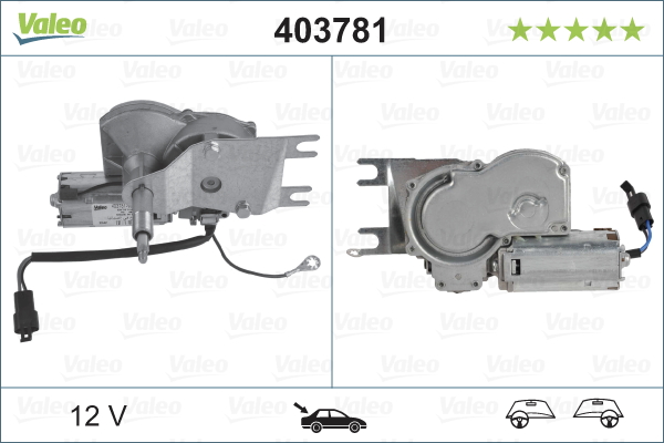 VALEO 403781 törlőmotor hátsó OPEL VAUXHALL