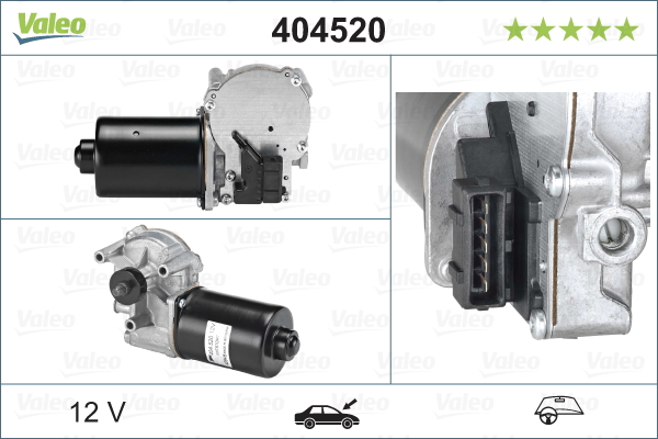 VALEO 404520 törlőmotor elöl FORD