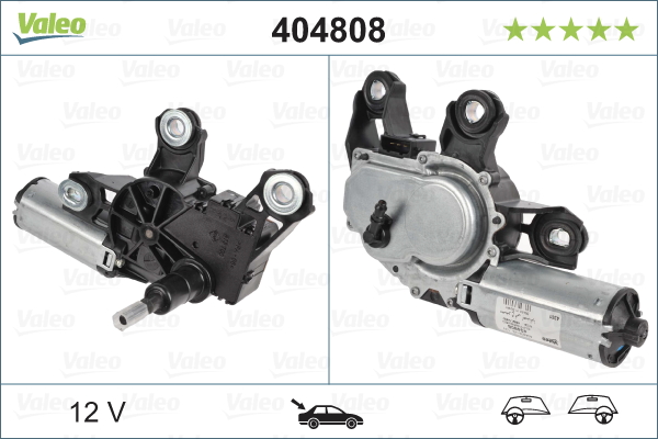 VALEO 404808 törlőmotor bal hátsó VW