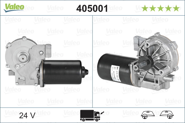 VALEO 405001 törlőmotor elöl MAN