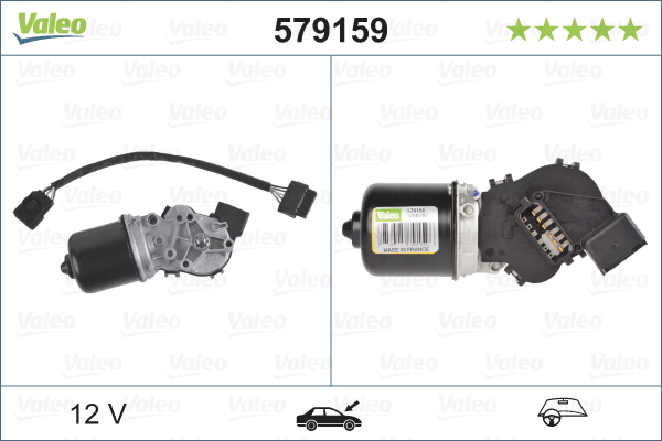 VALEO 579159 törlőmotor elöl RENAULT