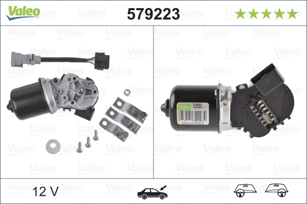 VALEO 579223 törlőmotor elöl RENAULT