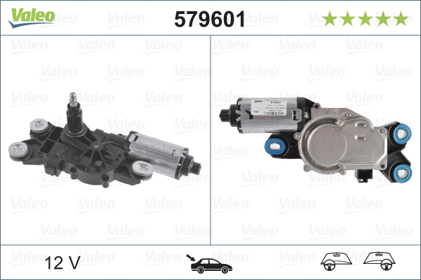 VALEO 579601 törlőmotor hátsó VOLVO