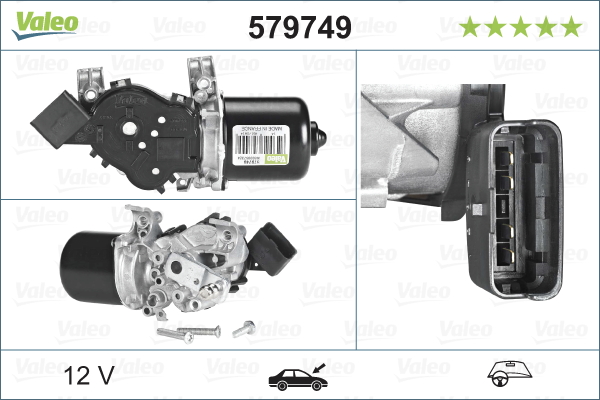 VALEO 579749 törlőmotor elöl CITROËN DS