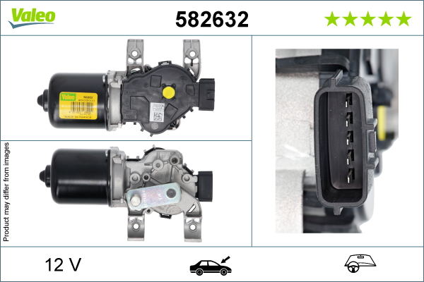 VALEO 582632 törlőmotor elöl RENAULT