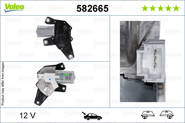 VALEO 582665 törlőmotor hátsó DACIA NISSAN