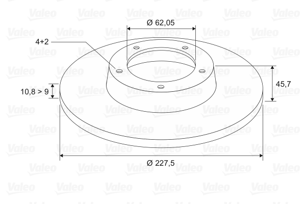 VALEO 186151 Discofreno-Discofreno-Ricambi Euro