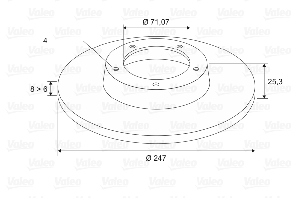 VALEO 186416 Discofreno-Discofreno-Ricambi Euro