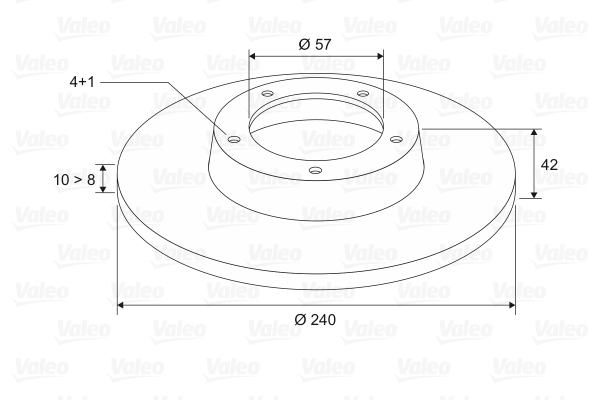 VALEO 186594 Discofreno-Discofreno-Ricambi Euro