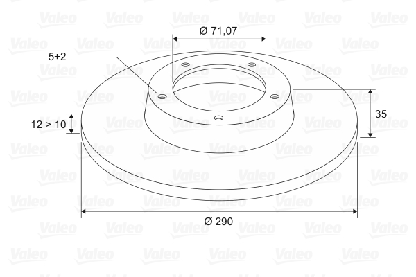 VALEO 186747 Discofreno-Discofreno-Ricambi Euro