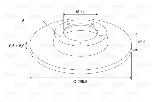 VALEO 197344 Discofreno