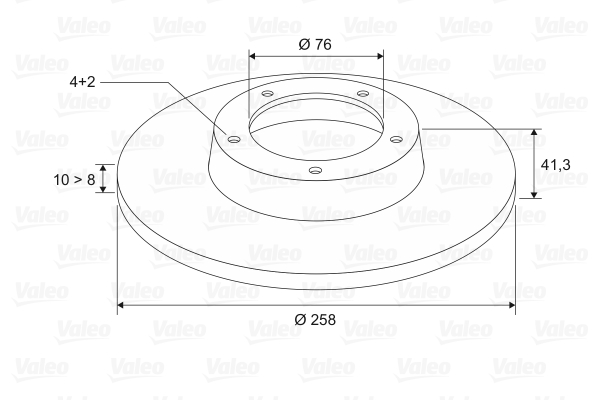 VALEO 197527 Discofreno