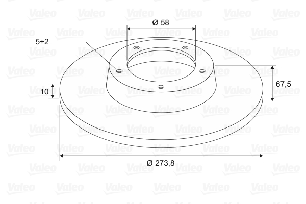 VALEO 197599 Discofreno