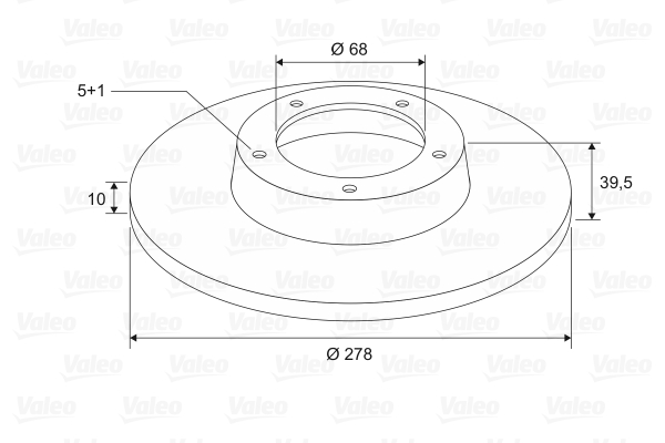 VALEO 197630 Discofreno