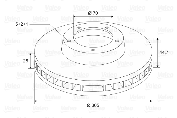 VALEO 197680 Discofreno-Discofreno-Ricambi Euro