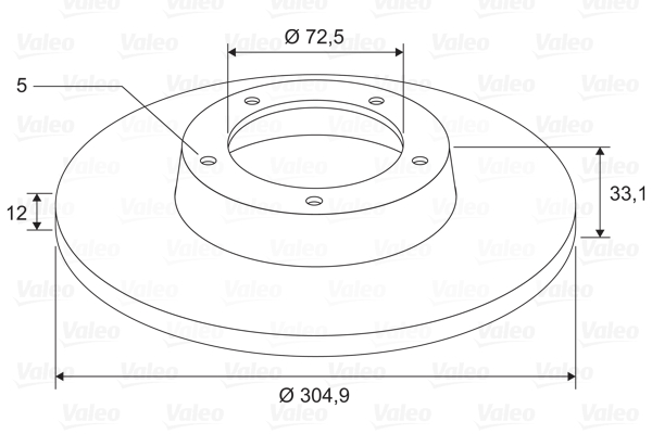 VALEO 197687 Discofreno