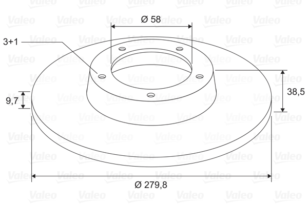 VALEO 197691 Discofreno