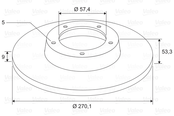 VALEO 197719 Discofreno