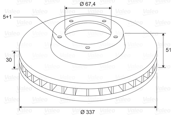 VALEO 197738 Discofreno