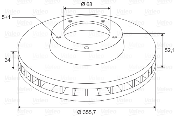 VALEO 197743 Discofreno