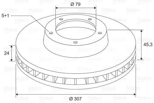 VALEO 197755 Discofreno