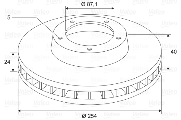 VALEO 197774 Discofreno