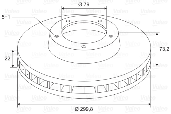 VALEO 197789 Discofreno