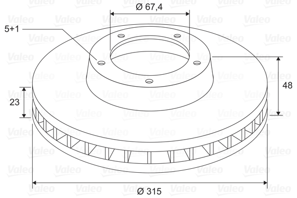 VALEO 197801 Discofreno