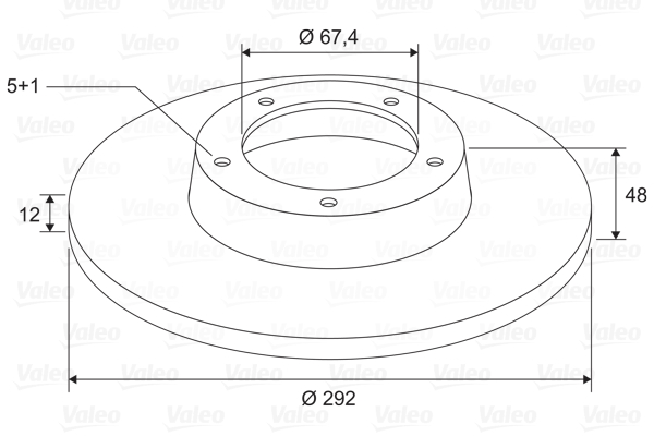 VALEO 197809 Disc frana