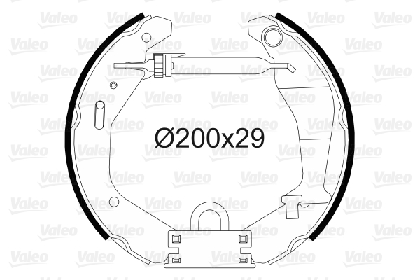 VALEO 554862 Kit ganasce freno-Kit ganasce freno-Ricambi Euro