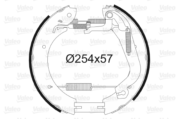 VALEO 554907 Kit ganasce freno-Kit ganasce freno-Ricambi Euro